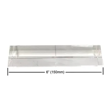 Amlong 6 Inch Crystal Optical Glass Prism for Light Spectrum
