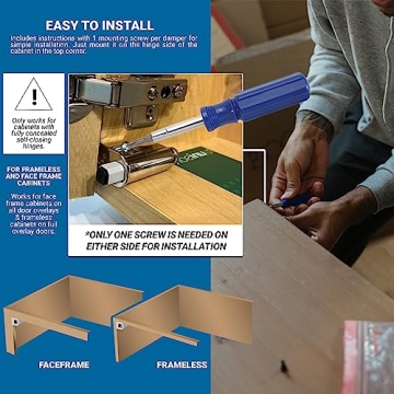 Premium Soft Close Damper Pack for Quiet Cabinets