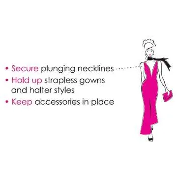 Hollywood Fashion Secrets Fashion Tape Tin, 4 Pack x 36 ct tin