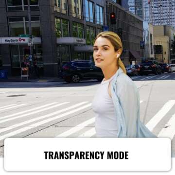 Saknip ANC Wireless Earbuds with Bluetooth 5.1 and Deep Bass