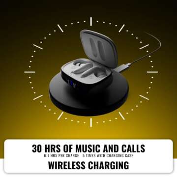 Saknip ANC Wireless Earbuds with Bluetooth 5.1 and Deep Bass