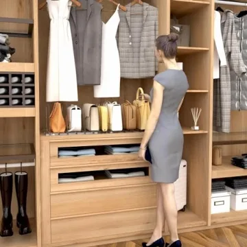 SPACEKEEPER Adjustable Shelf Divider for Perfect Organization