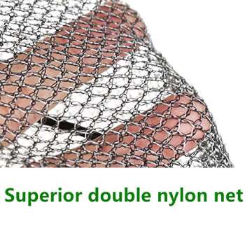 Fishing Bait Trap,2 Packs Crab Trap Minnow Trap Crawfish Trap Lobster Shrimp Collapsible Cast Net Fishing Nets Portable Folded Fishing Accessories,12.6X20.1inches