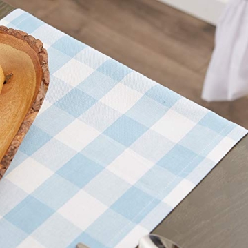 DII Buffalo Check Table Runner for Festive Dining