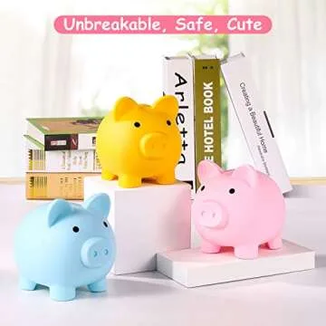 My First Piggy Bank - Unbreakable Money Bank for Kids
