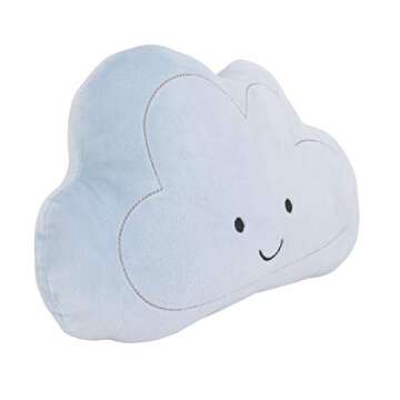 NoJo Little Love - Plush Happy Cloud Shaped Decorative Pillow, Decorative Nursery Pillow, Playroom D...