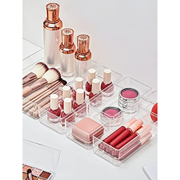 SMARTAKE 22-Piece Drawer Organizer Set Non-Slip Pads