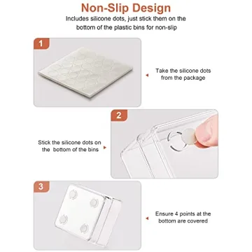 SMARTAKE 22-Piece Drawer Organizer Set Non-Slip Pads