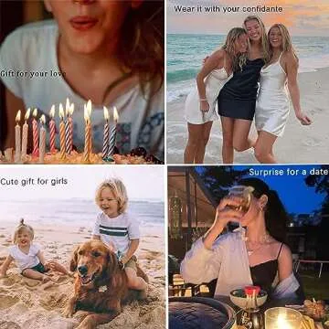 Picuzzy Gold Initial Necklaces for Women, Dainty 14k Gold Plated Letter Choker Necklace Cute Monogram T Necklace for Women Tiny Pendant Necklace Simple Gold Jewelry Christmas Gifts