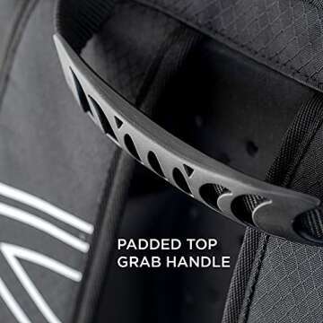 Selkirk 2021 Tour Backpack | Large Pickleball Bag | Made Using +V9 Polyfiber Material | Holds Pickleball Paddles, Tennis, Badminton & Squash Racquets, Balls and Other Accessories | Red |