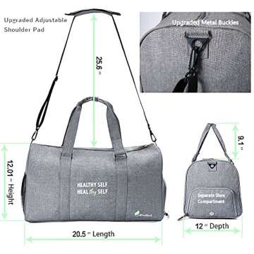 All Soul Great Duffel Gym Bag | Inspirational, Durable & Versatile