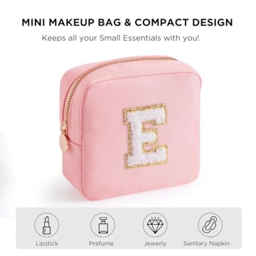 Trendy HBselect Personalized Small Travel Makeup Bag