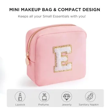 Trendy HBselect Personalized Small Travel Makeup Bag