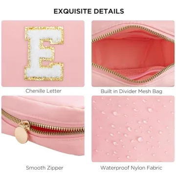 Trendy HBselect Personalized Small Travel Makeup Bag