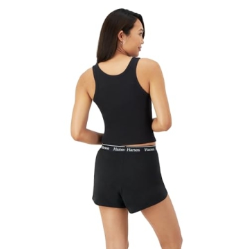 Hanes Women's Comfywear Rib Tank and Sleep Shorts Set