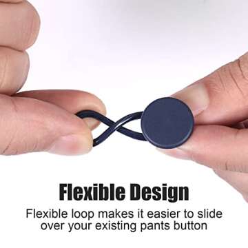 12pcs Adjustable Pants Button Extenders for Major Comfort