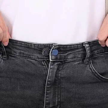12pcs Adjustable Pants Button Extenders for Major Comfort