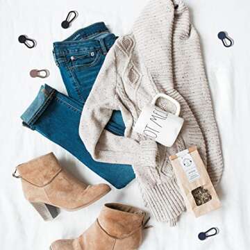 12pcs Adjustable Pants Button Extenders for Major Comfort