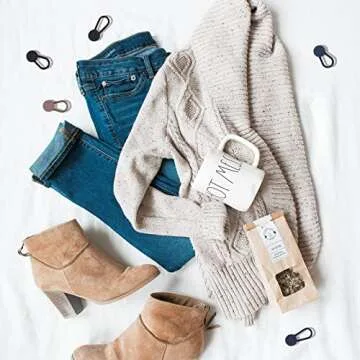 12pcs Adjustable Pants Button Extenders for Major Comfort