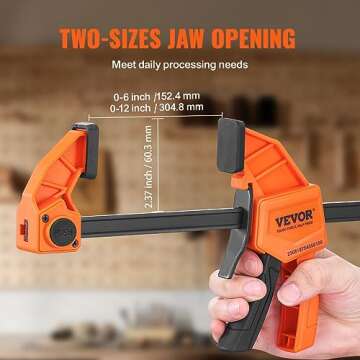 VEVOR Bar Clamps: Durable & Versatile for Woodworking