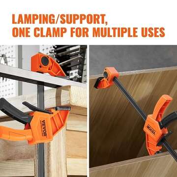 VEVOR Bar Clamps: Durable & Versatile for Woodworking