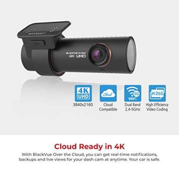 Blackvue DR900S-1CH | 4K Dashcam with 16GB SD Card | Full HD Recording
