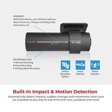 Blackvue DR900S-1CH 4K Dashcam with Cloud Services