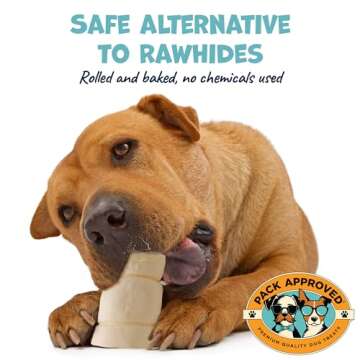 Natural Beef Cheek Rolls for Dogs - Pack of 4