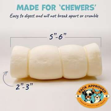 Natural Beef Cheek Rolls for Dogs - Pack of 4