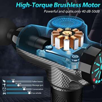 DARKIRON 10-Speed Muscle Massage Gun for Athletes