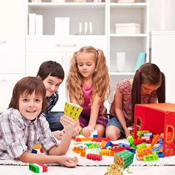 Colorful 32 Piece Building Block Popcorn Boxes for Parties