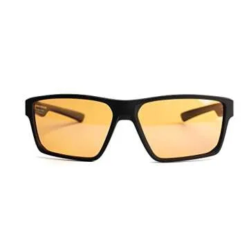 Horus X - Gaming Glasses | Blue Light Blocking Computer Screen Glasses | Anti-Fatigue & Eyestrain Relief for Men and Women | Amber