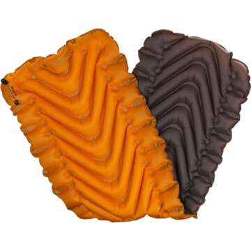 KLYMIT Insulated Static V Lite Inflatable Sleeping Pad | Comfortable, Lightweight, Easy to Inflate, ...