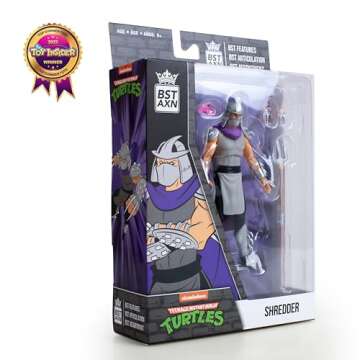 The Loyal Subjects BST AXN Teenage Mutant Ninja Turtles Shredder 5-inch Action Figure