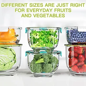 LUXEAR Fresh Produce Storage Containers 3-Piece Set