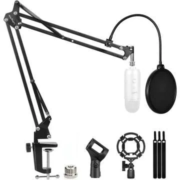 Heavy Duty Mic Boom Arm for Yeti & HyperX