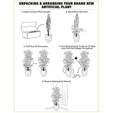 Stunning Nearly Natural 3ft Stephanotis Flower Topiary