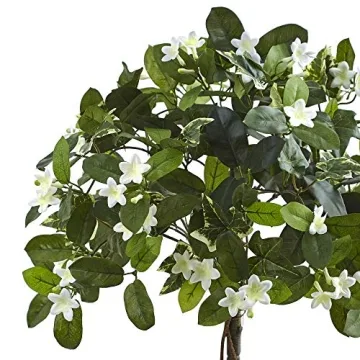 Stunning Nearly Natural 3ft Stephanotis Flower Topiary