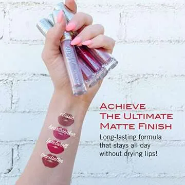 Mirabella Luxe Matte Lip Gloss for All-Day Wear and Comfort