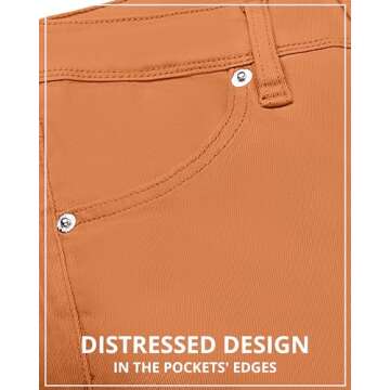 GRAPENT 70s Clothes for Women's Baggy Jeans Women's High Waisted Wide Leg Pants Womens High Waisted Jeans for Women Stretch Bootcut Western Womens Jeans Size 10 Color Burnt Orange Size 8 Size 10