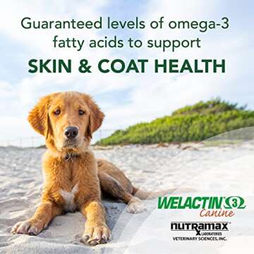 Nutramax Welactin Canine Soft Gel - 120 ct