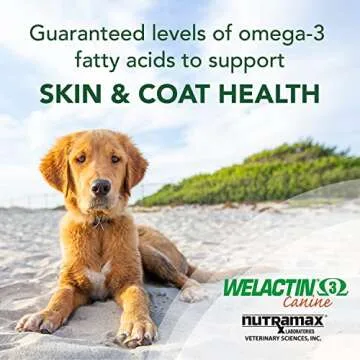 Nutramax Welactin Canine Soft Gel - 120 ct