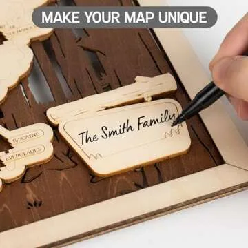 HYPERI US National Parks Map Travel Map, National Park Tracker Checklist, Natural Wall Art, Traveler...