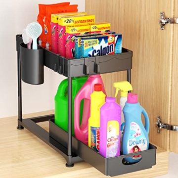 MERRYBOX Under Sink Organizer - Maximize Your Space Efficiently
