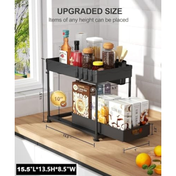 MERRYBOX Under Sink Organizer - Maximize Your Space Efficiently