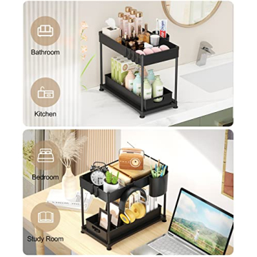 MERRYBOX Under Sink Organizer - Maximize Your Space Efficiently