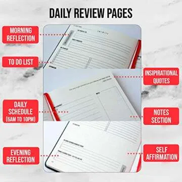 This Is My Era 90 Day Planner, Undated Weekly and Monthly Planner, Life Organizer | Goals Journal, Undated Agenda, Leather & Hard Cover Planner (2 Pack, Black)