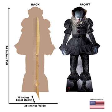 Cardboard People Pennywise The Dancing Clown Life Size Cardboard Cutout Standup - It (2017 Film)