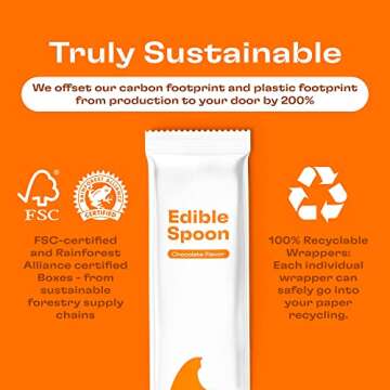 incrEDIBLE Eats Edible Spoons - Eco-Friendly Cutlery