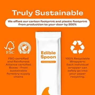 incrEDIBLE Eats Edible Spoons - Eco-Friendly Cutlery